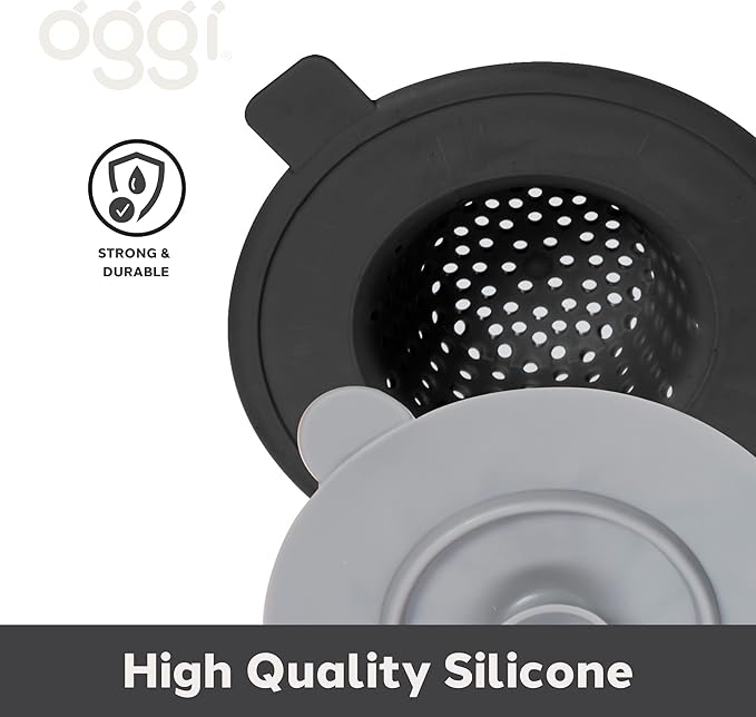 OGGI Silicone Sink Strainer & Stopper Set- Great Kitchen Sink Strainer - Image 5