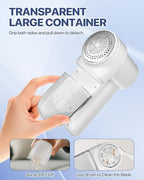 Lint Remover Rechargeable Fabric Shaver : 3-Speeds Sweater Shaver - Image 8