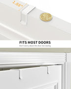 Moforoco White Narrow 9-Tier Over The Door Pantry Organizer, Pantry - Image 3