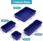 33 PCS Drawer Organizer Set, 4 Size Makeup Drawer Divider Organizer - Image 2