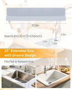 Kitchen Sink Splash Guard 18" Silicone Water Guard - Image 4