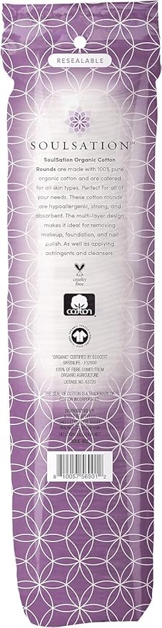 Organic Cotton Rounds, Bulk 1200 Count - Image 5