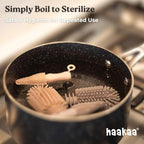Haakaa Silicone Cleaning Brush Kit – Household Cleaning Brushes - Image 6