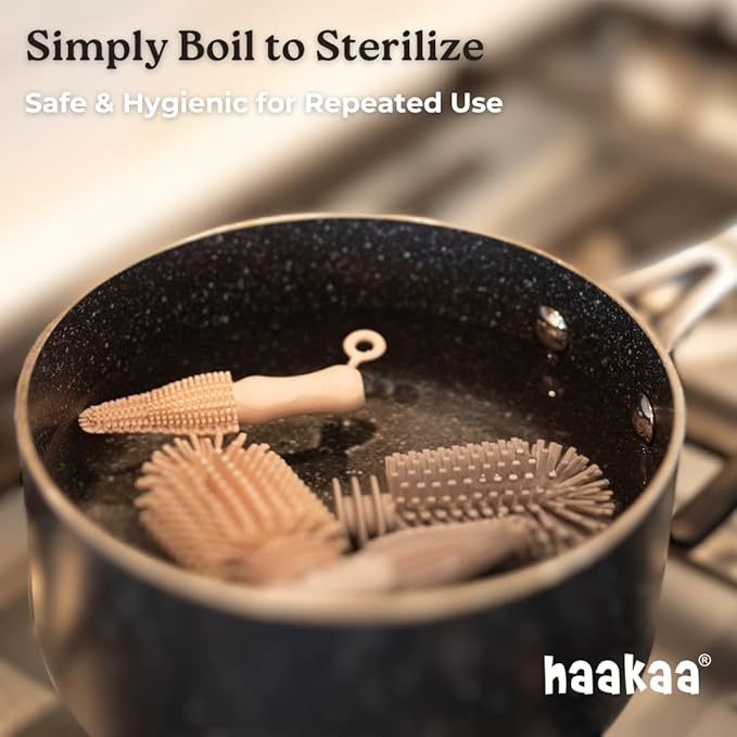 Haakaa Silicone Cleaning Brush – Household Cleaning Brushes - Image 7
