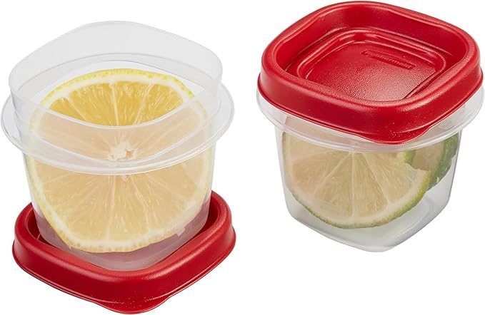 Food Storage Containers, Half Cup Food Storage Containers, 9 Peice Set - Image 3