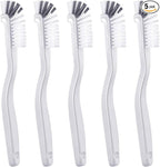 5 Piece Cleaning Dish Scrub Brush Kitchen Sink Bathroom Brushes, Household Pot by Patelai
