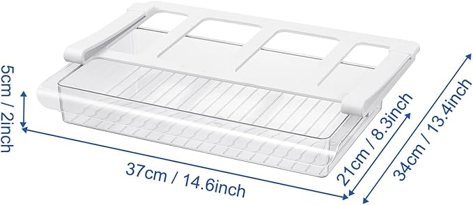 Pull-Out Fridge Drawer Organizer - Image 2