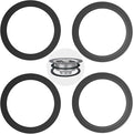 RQYEKDO 2PC Kitchen Sink Strainer Seal Rings, Fits Standard 3-1/2 inch Sink by rqyekdo