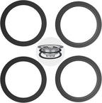 RQYEKDO 2PC Kitchen Sink Strainer Seal Rings, Fits Standard 3-1/2 inch Sink by rqyekdo