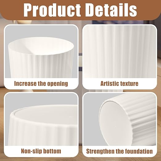 Versatile 2 Gallon Plastic Trash Can - Image 3