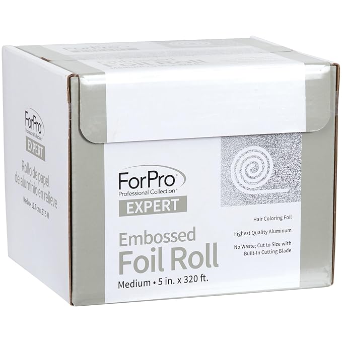 ForPro Professional Collection Expert Embossed Aluminum Foil Roll, 320 Ft Hair - Image 8