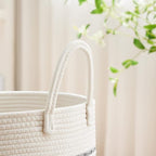 VIPOSCO Large Laundry Hamper, Tall Woven Rope Storage Basket - Image 3