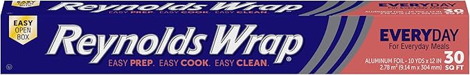 Reynolds Wrap Everyday Strength Aluminum Foil Roll, Freezer Safe and Grill Safe by ReynoldsConsumerProducts