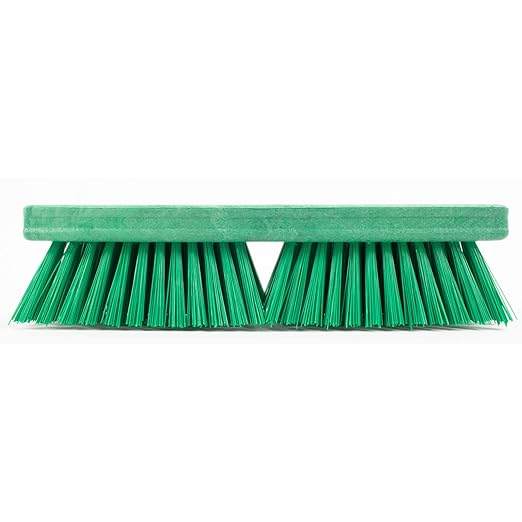 SPARTA Plastic Floor Scrub Brush, Brush Head Only, Deck Brush by SPARTA
