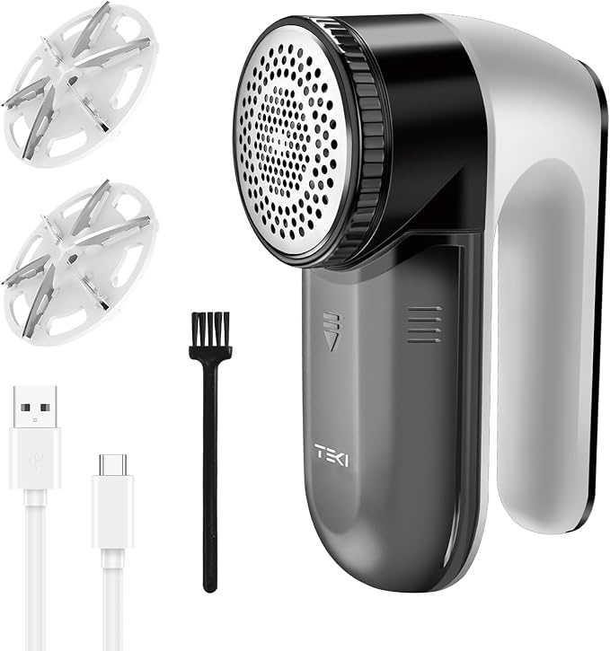 Fabric Shaver, Lint Shaver, Lint Remover Rechargeable Sweater Defuzzer Sweater by TEKI