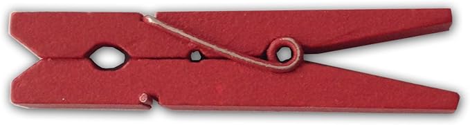 LWR CRAFTS Wooden Small Clothespins 1-7/8" 4.8cm 50 Pieces Per Pack by LWR+CRAFTS