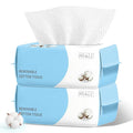 100 Count Disposable Face Towel, Biodegradable Facial Dry Wipes, Super Soft & by MishchiMakesYourLifeEasier