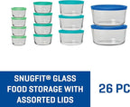 Anchor Hocking 26 Piece Glass Storage Containers - Image 2