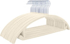 MIZGI Premium Velvet Hangers 60 Pack Heavyduty- Non Slip No Shoulder Bump Suit by MIZGI