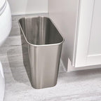 iDesign Stainless Steel Bathroom Trash Can –Mia Collection - Image 2