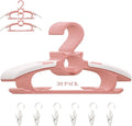 30Pack Baby Nursery Closet Hangers, Ultra Thin Non-Slip and Extendable Laundry by Gencuoir