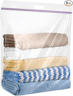 10 Gallon Large Handy Storage Bags, Resealable Heavy Duty Jumbo Ziplock Storage by YourReliablePartner