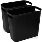 rejomiik Bathroom Small Trash Can Slim Garbage Can Wastebasket 3.5 Gallon by rejomiik