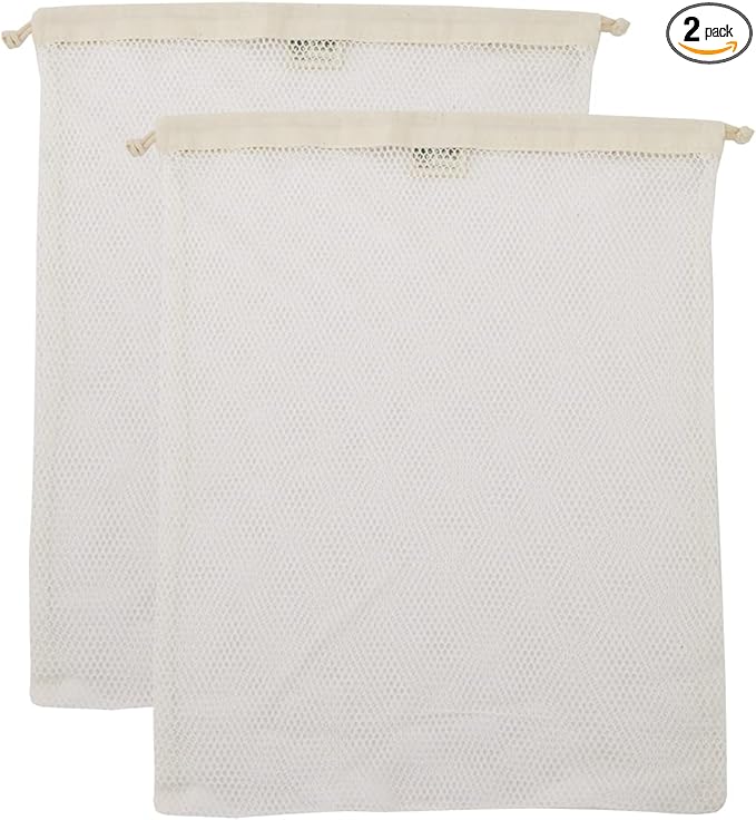 Simple Ecology Organic Cotton Mesh Laundry Bag; Machine Washing Bags by Simple+Ecology