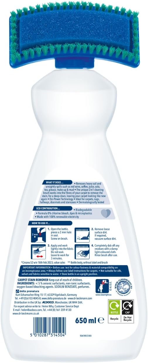 Dr. Beckmann Carpet Stain remover - Image 2