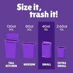 FORID Small Trash Bags 4 Gallon - Image 2