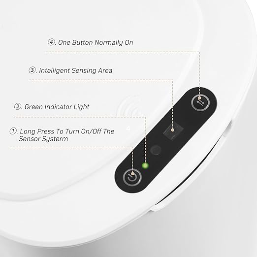 Automatic Motion Sensor Bathroom Trash Can - Image 5