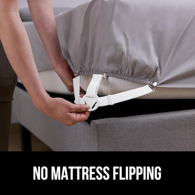 GORILLA GRIP Patent Pending Bed Sheet Holders, Adjustable Elastic Fasteners - Image 7