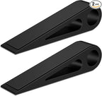 2 Pcs Heavy Duty Door Stopper for Bottom of Door, Aluminum & Rubber Door Stop by urgeeo