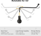 Mkono Wall Mounted Drying Rack Laundry Clothes Hanger - Image 3