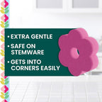 Scotch-Brite Brite Blooms Extra Gentle Scrub Sponge, Dishwasher-Safe Kitchen - Image 2