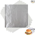 100 Pack Premium Insulated Foil Sandwich Wrap Sheets, Food Wrapping, by Unknown