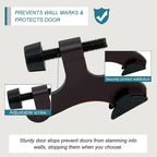6 Pack Hinge Pin Oil Rubbed Bronze Door Stopper, Adjustable Heavy Duty Hinge - Image 3