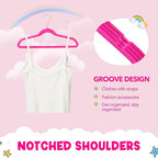HOUSE DAY Velvet Kids Hangers 60 Pack, Premium Childrens Hangers - Image 6