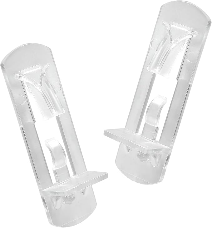 Biaungdo 12 Pcs Plastic Locking Shelf Support Pegs, 5mm Clear Cabinet Shelf - Image 7