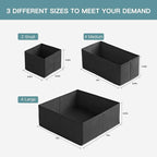 Criusia Drawer Organizer Clothes, 10 Pack Dresser Organizer - Image 2