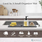 Diatomite Faucet Mat for Kitchen Sink, Fast Dry Stone Sink Splash Guard - Image 7