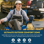 GCI Outdoor Comfort Pro Chair, Heathered Pewter Gray - Image 4