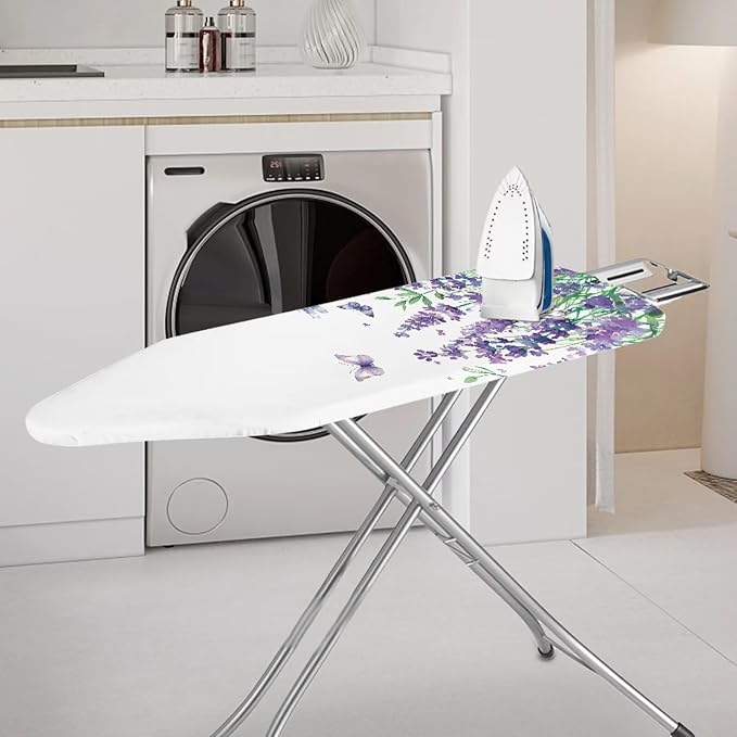 Flower Ironing Board Cover and Pad Standard Size Sea Butterfly Iron Table - Image 2