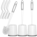 Toilet Brush, 3 Pack Toilet Brushes by Holaloha