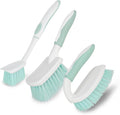 3 Pack Bathroom Scrub Brush Set, Heavy-Duty Scrub Brushes by Unknown