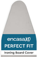 Encasa XO Ironing Board Cover and Pad 49"x18" - 4mm Felt Wide Iron Board Cover by EncasaXO
