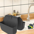 Sponge Holder for Kitchen Sink, Silicone Sink Saddle Caddy Organizer Rack by OKeanu