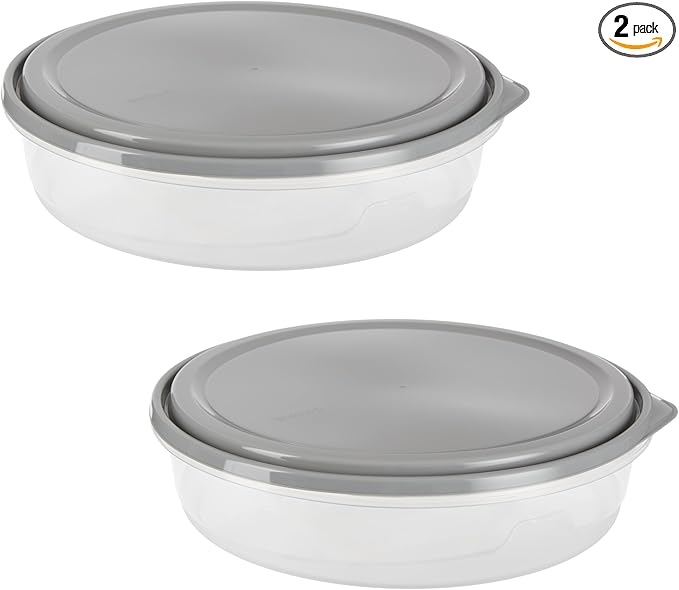 GoodCook EveryWare Extra Large 12 inch Round Container 2 pack, BPA Free by GoodCook