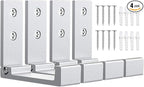 OHIYO 4pcs Folding Coat Hooks Heavy Duty Wall Hooks by OHIYO