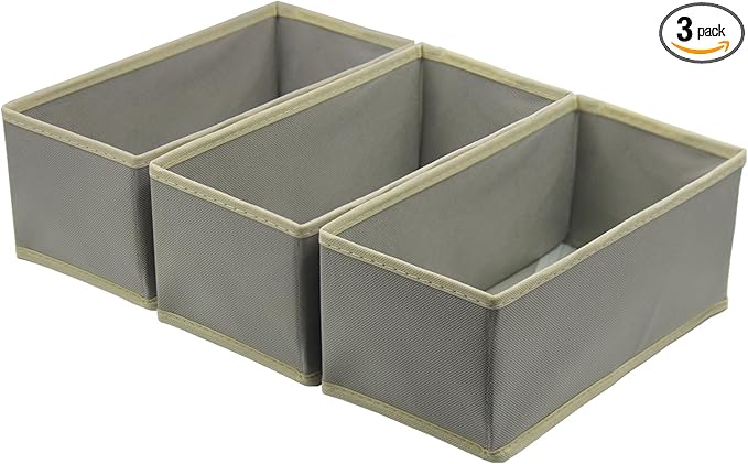 Sock Drawer Organizer 3 Pack by Bructhun